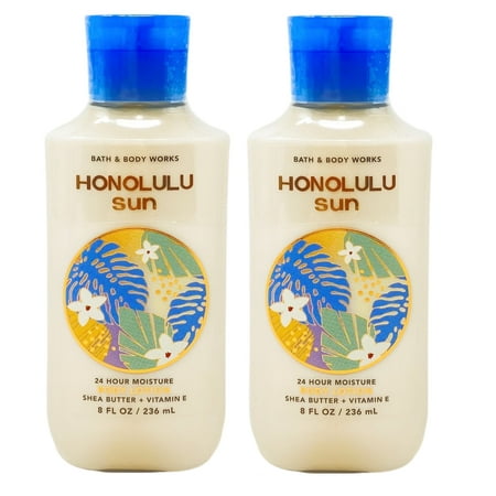 Bath & Body Works Honolulu Sun Moisturizing Coconut Body Lotion Set, Includes 2 Pieces
