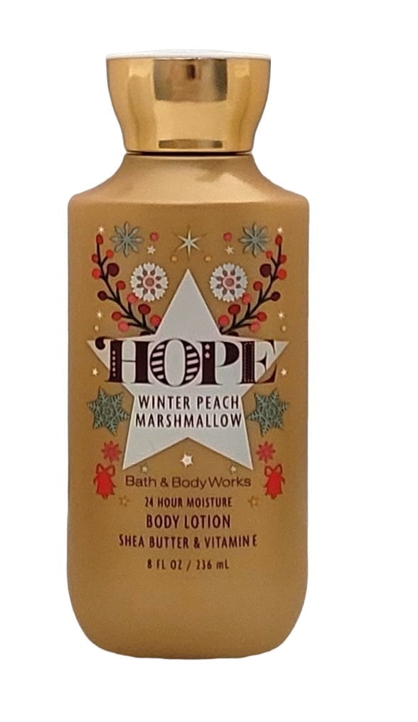 Bath & Body Works Hope Winter Peach Marshmallow Smooth Body