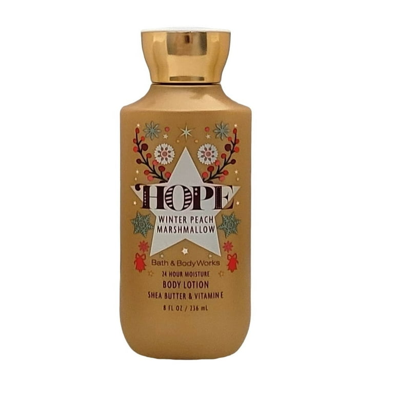 Bath & Body Works Hope Winter Peach Marshmallow Smooth Body