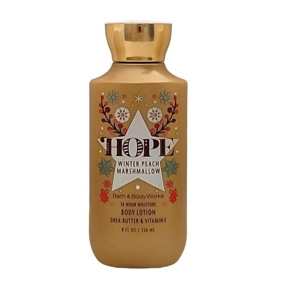 Bath & Body Works Hope Winter Peach Marshmallow Smooth Body Lotion 8 fl oz