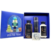 Bath & Body Works Into The Night - Gift Box Set - Fine Fragrance Mist, Shower Gel and Body Lotion with a Charcoal Scrub Soap