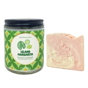 Bath & Body Works Island Margarita 7 oz Single-Wick Candle with a Himalayan Salts Springs Sample Soap