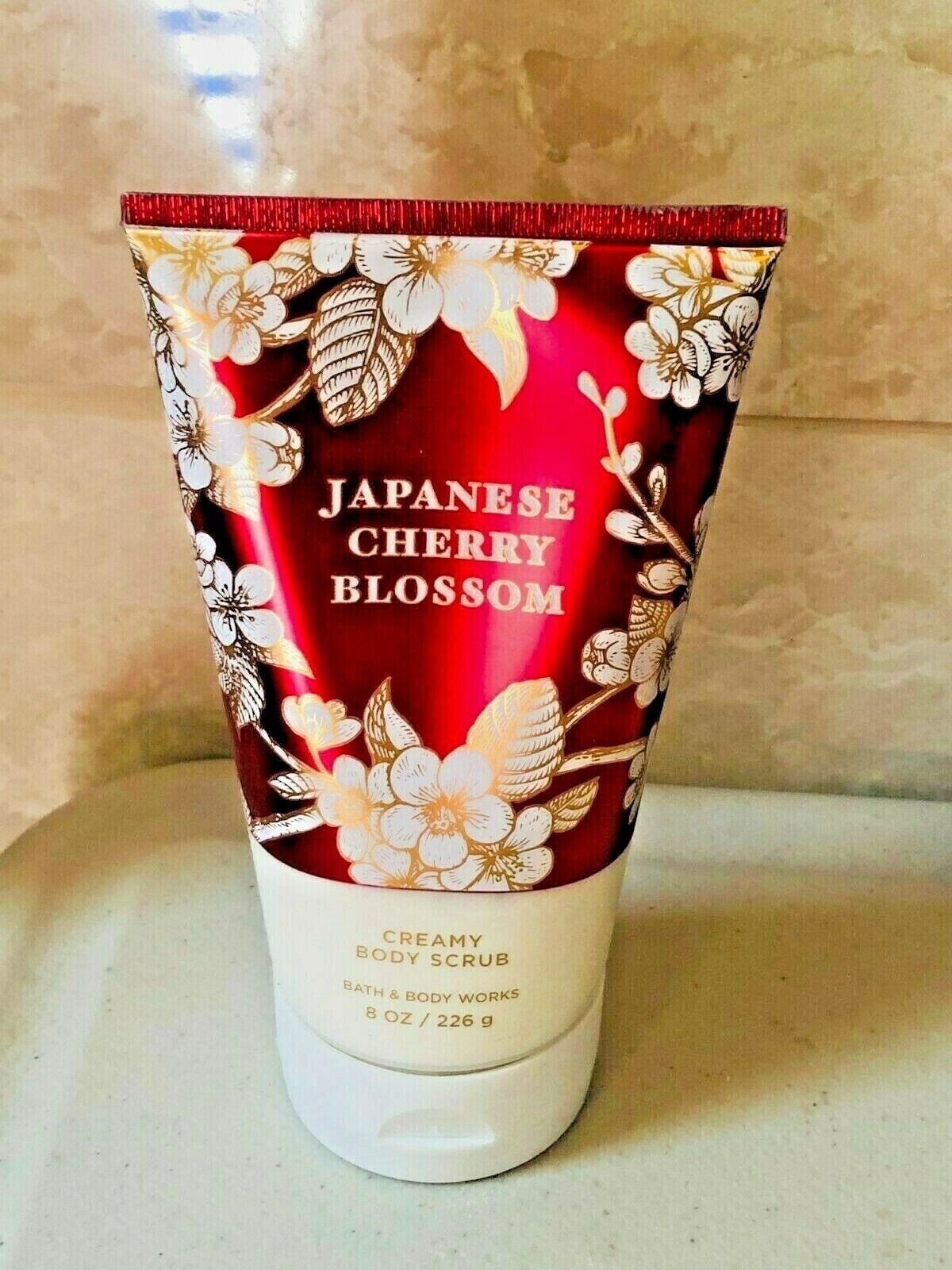 Bath & Body Works JAPANESE CHERRY BLOSSOM Body Scrub 8oz