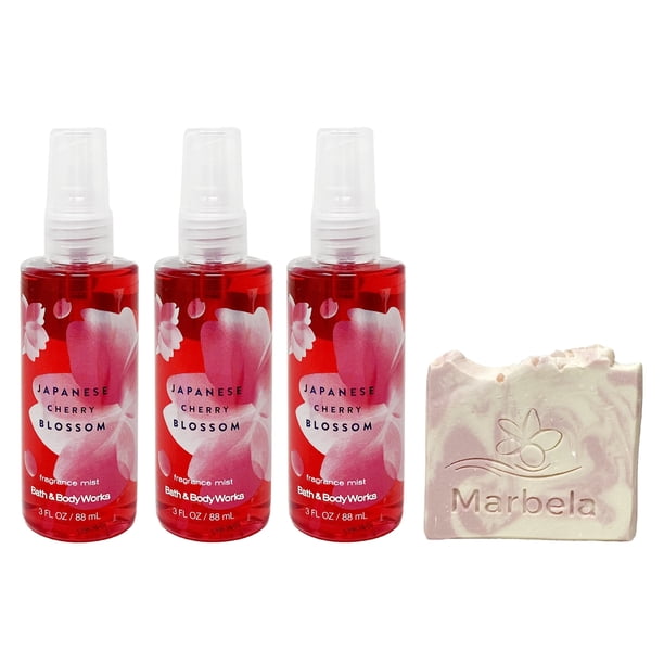 Bath & Body Works Japanese Cherry Blossom - 3 Pack Travel Size