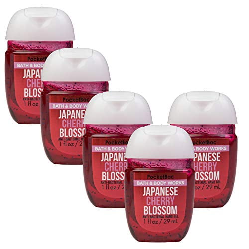 Bath & Body Works Japanese Cherry Blossom 5Pack PocketBac Sanitizers