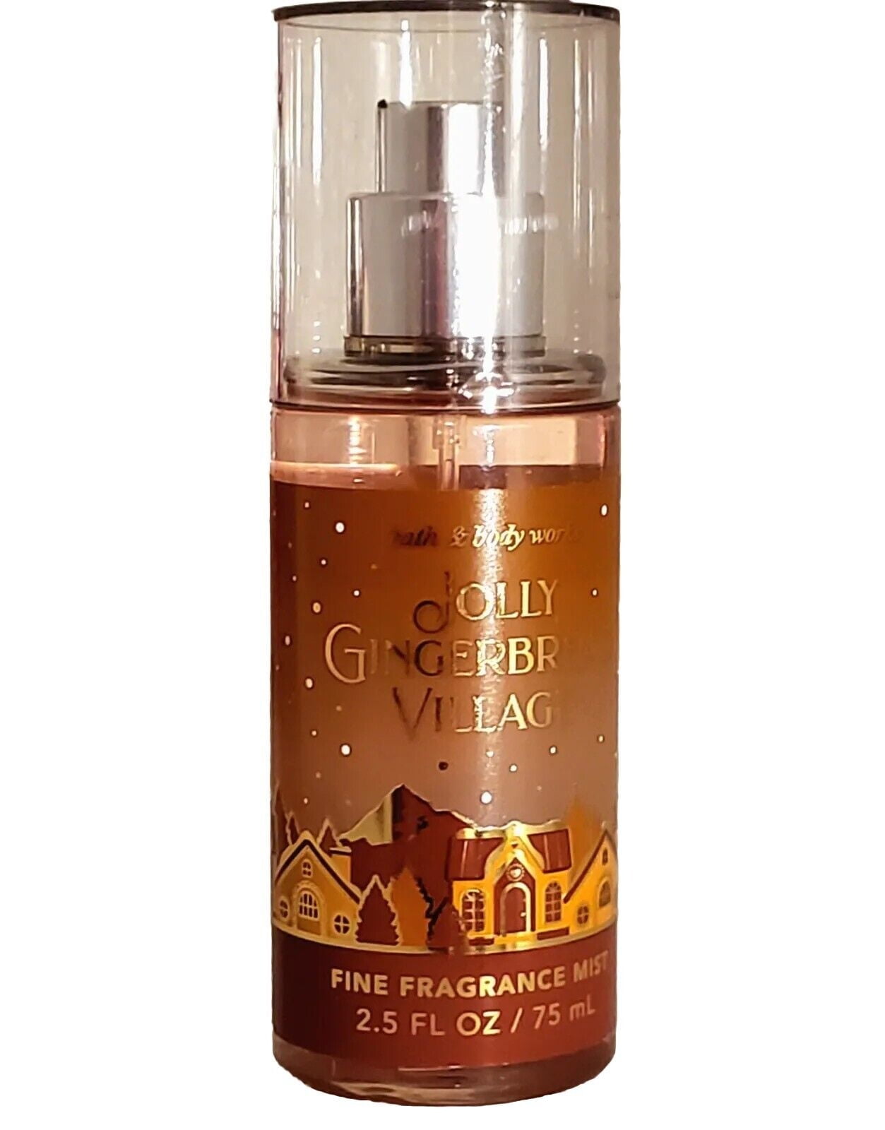 Bath and BodyWorks ボディミスト Bath & Body Works Jolly Gingerbread Village Fragrance Mist 8 fl oz