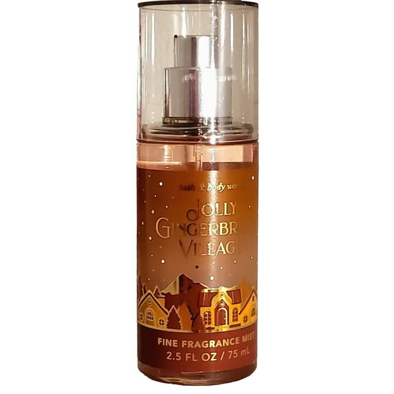 Bath & Body Works Jolly Gingerbread Village Mini Fine Fragrance Mist 2.5 fl oz