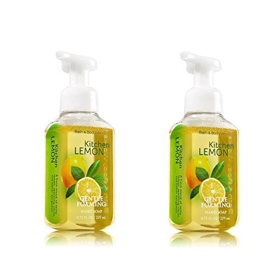 Bath & Body Works Kitchen Lemon Gentle & Clean Foaming Hand Soap set of 2