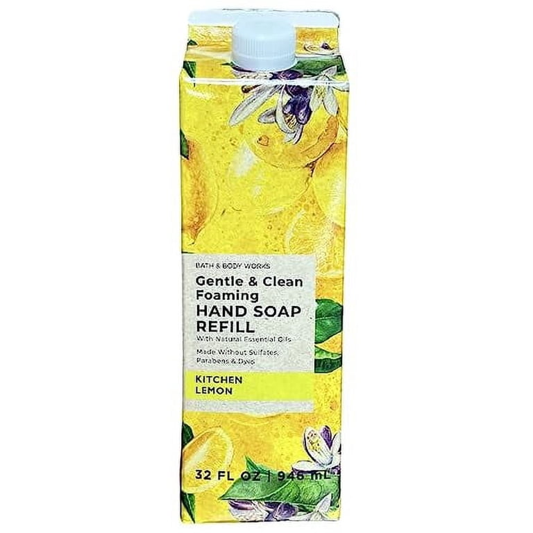 Bath and Body Works Kitchen Lemon Refill Foaming Hand Soap, 32 fl