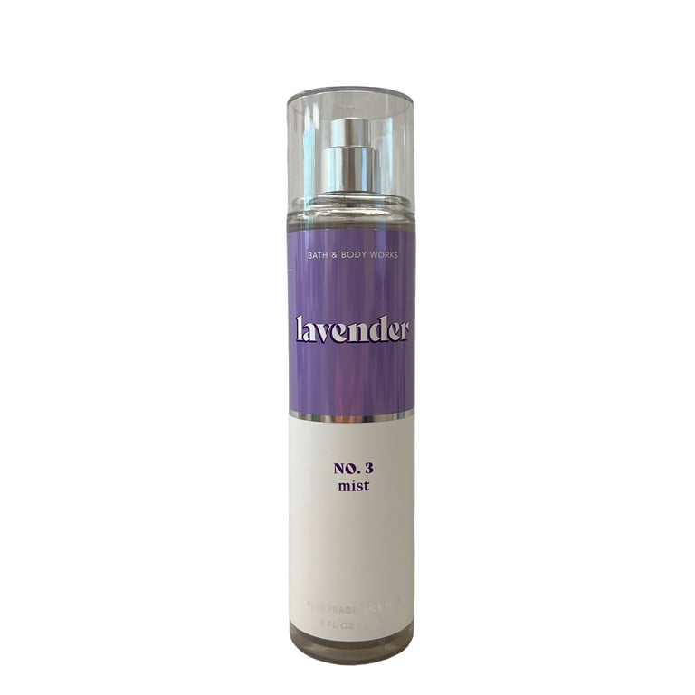 Bath & Body Works Lavender No 3 Mist, 8.4 fl oz, Calming Floral