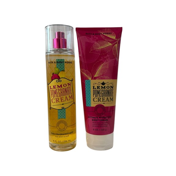 Bath & Body Works Lemon Pomegranate Cream Mist & Body Cream