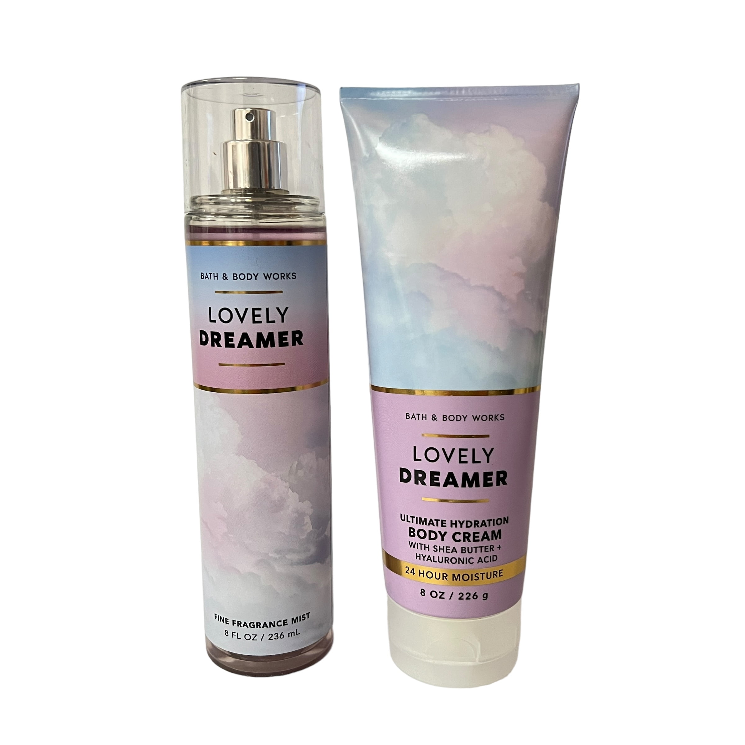 Bath & Body Works Lovely Dreamer Fragrance Mist & Body Cream Set