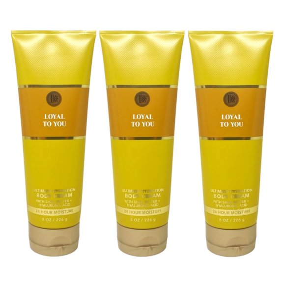 Bath & Body Works Loyal To You - 3 Ultimate Hydration Body Creams (8 oz / 226 g Each)