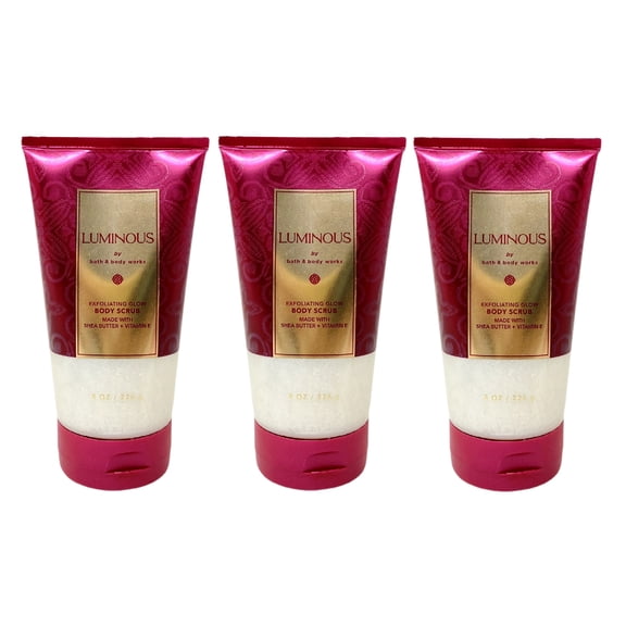 Bath & Body Works Luminous - Exfoliating Glow Body Scrub (8 oz / 226 g Each)