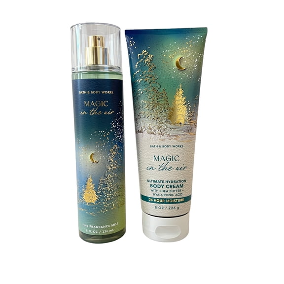 Bath & Body Works Magic In The Air Fragrance Mist & Body Cream Set 8 fl oz
