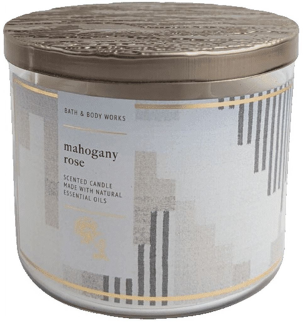 Bath & Body Works Mahogany Rose 3-Wick Scented Candle - Walmart.com