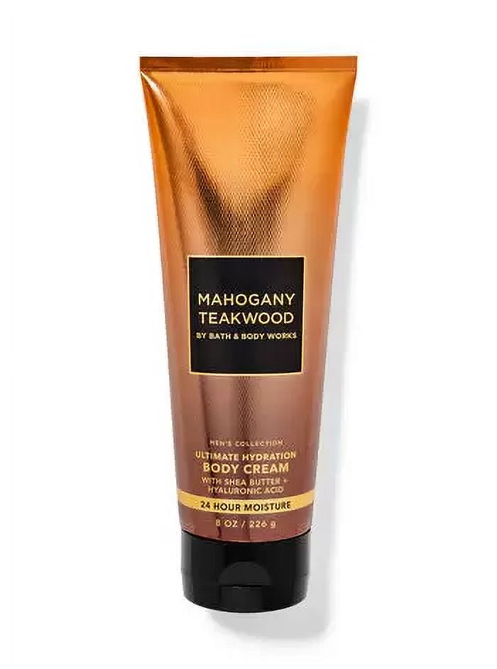Bath & Body Works Mahogany Teakwood Hydration Body Cream 8 oz 226