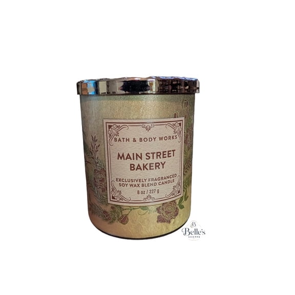 Bath & Body Works Single-Wick Candle Main Street Bakery 8oz