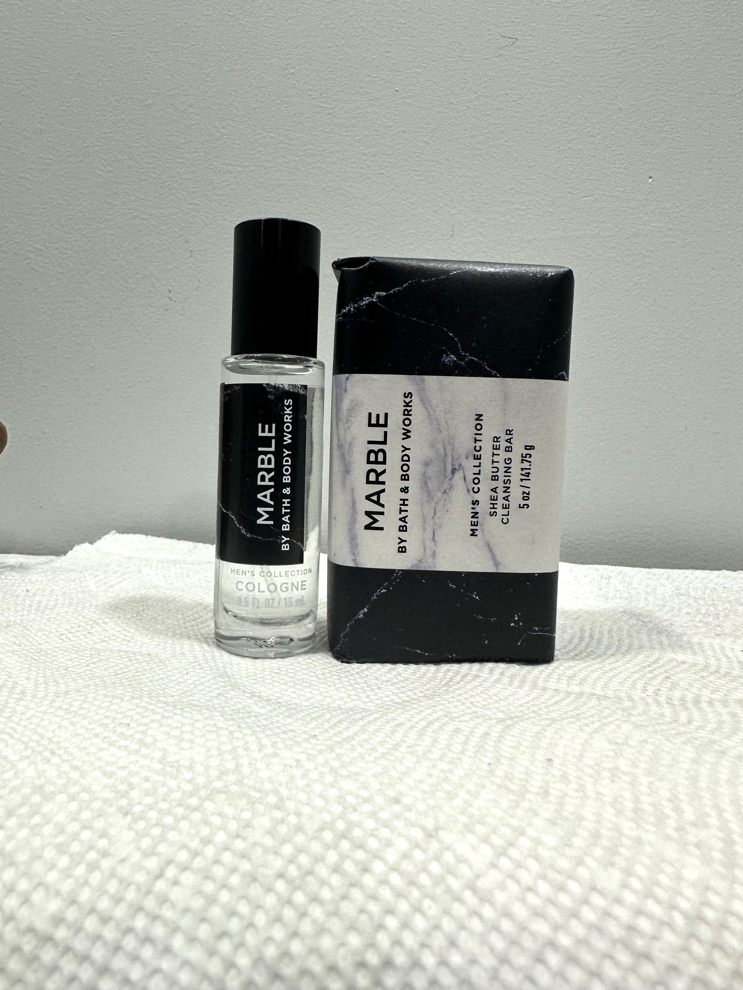 Bath & Body Works Marble Men's Collection 2 Piece Gift Set (Travel Size