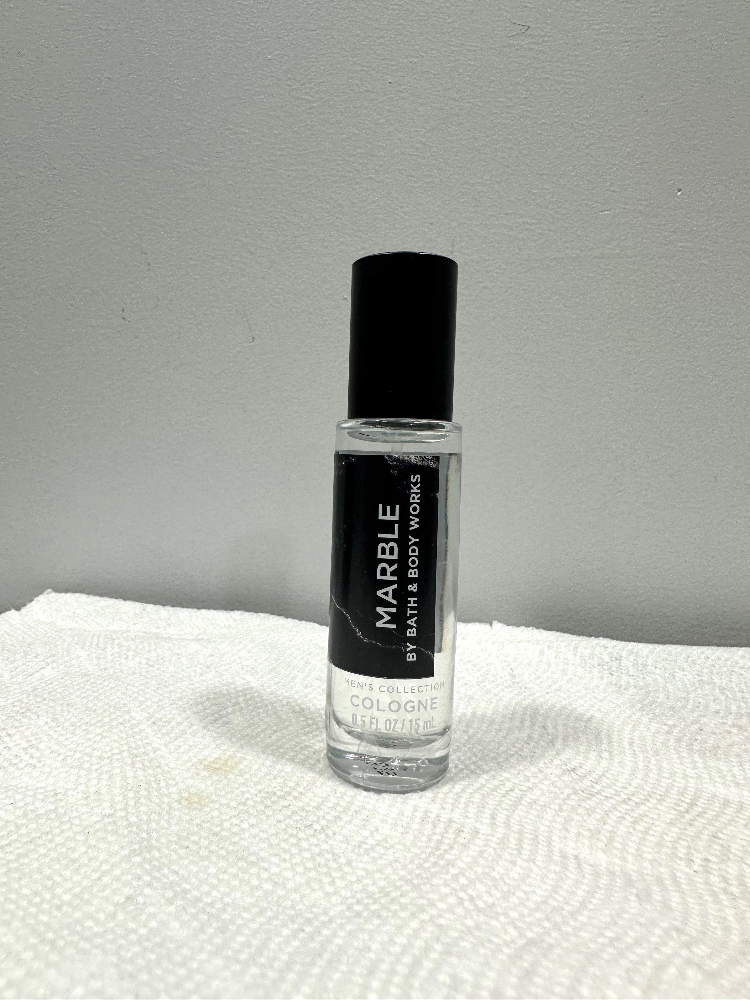 Bath & Body Works Marble Men's Collection Travel Size Cologne 0.5 fl