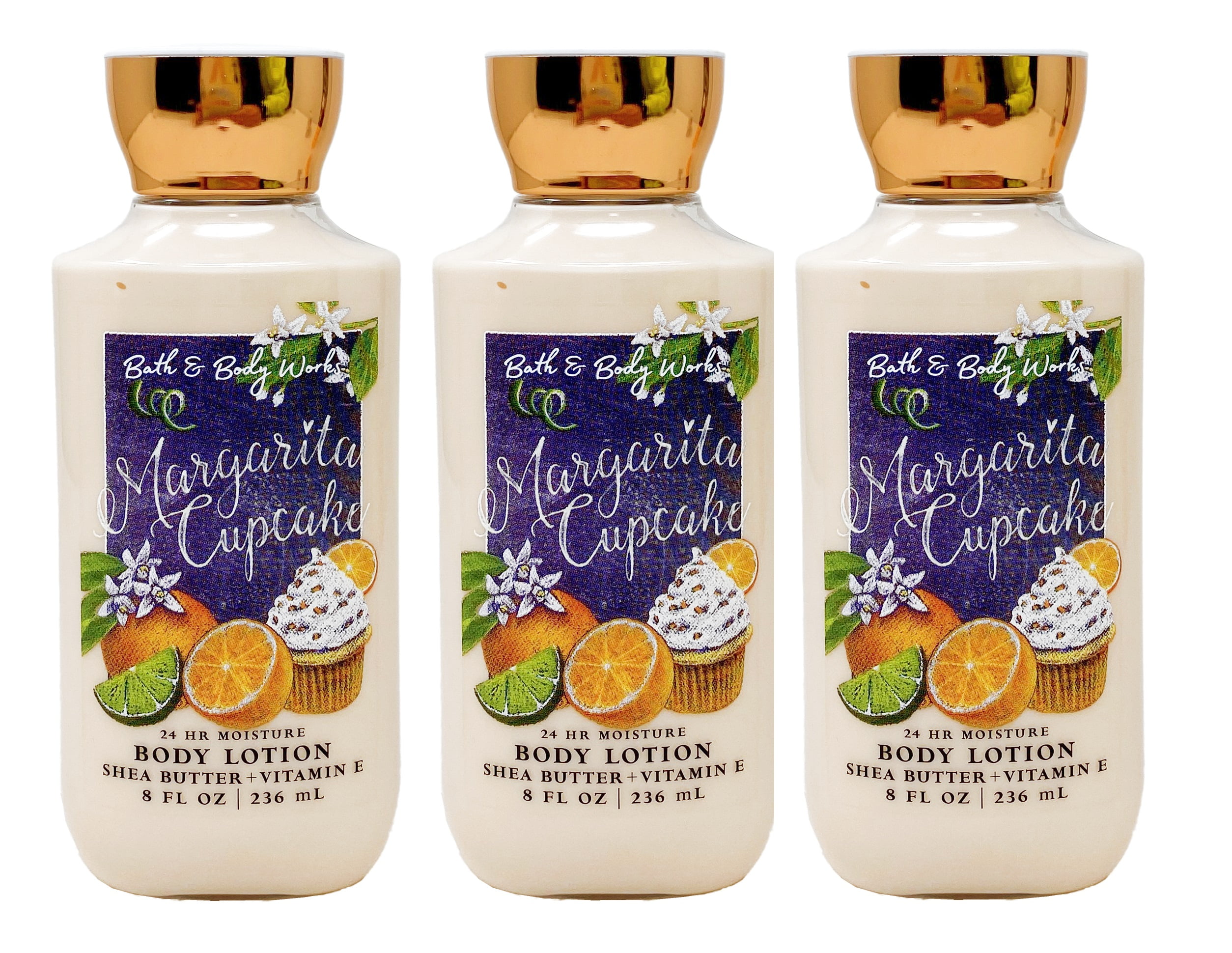Bath & Body Works Margarita Cupcake 3 pack Body Lotion