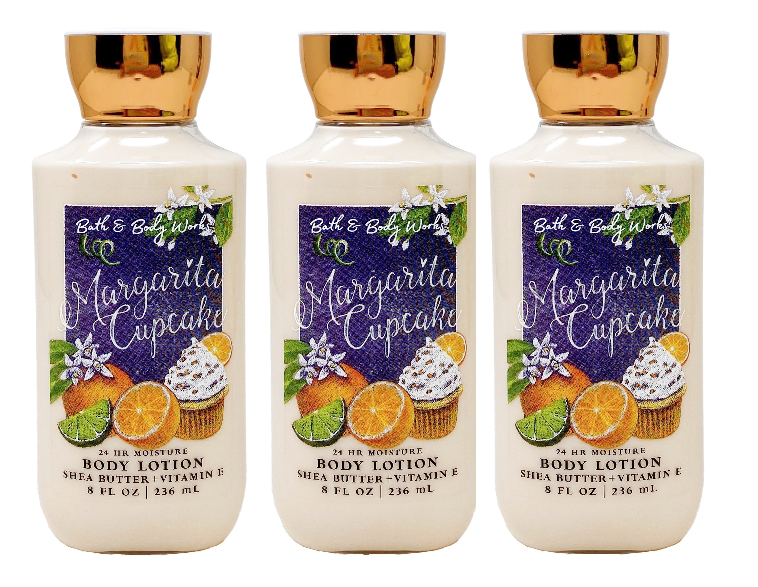 Bath & Body Works Margarita Cupcake- 3 pack -Body Lotion