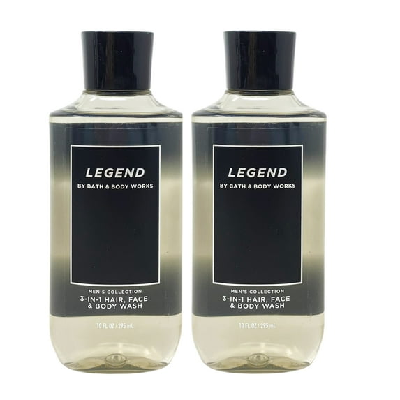 Bath & Body Works Men's Collection Legend - Pack of Two - 3-in-1 Hair, Face & Body Wash