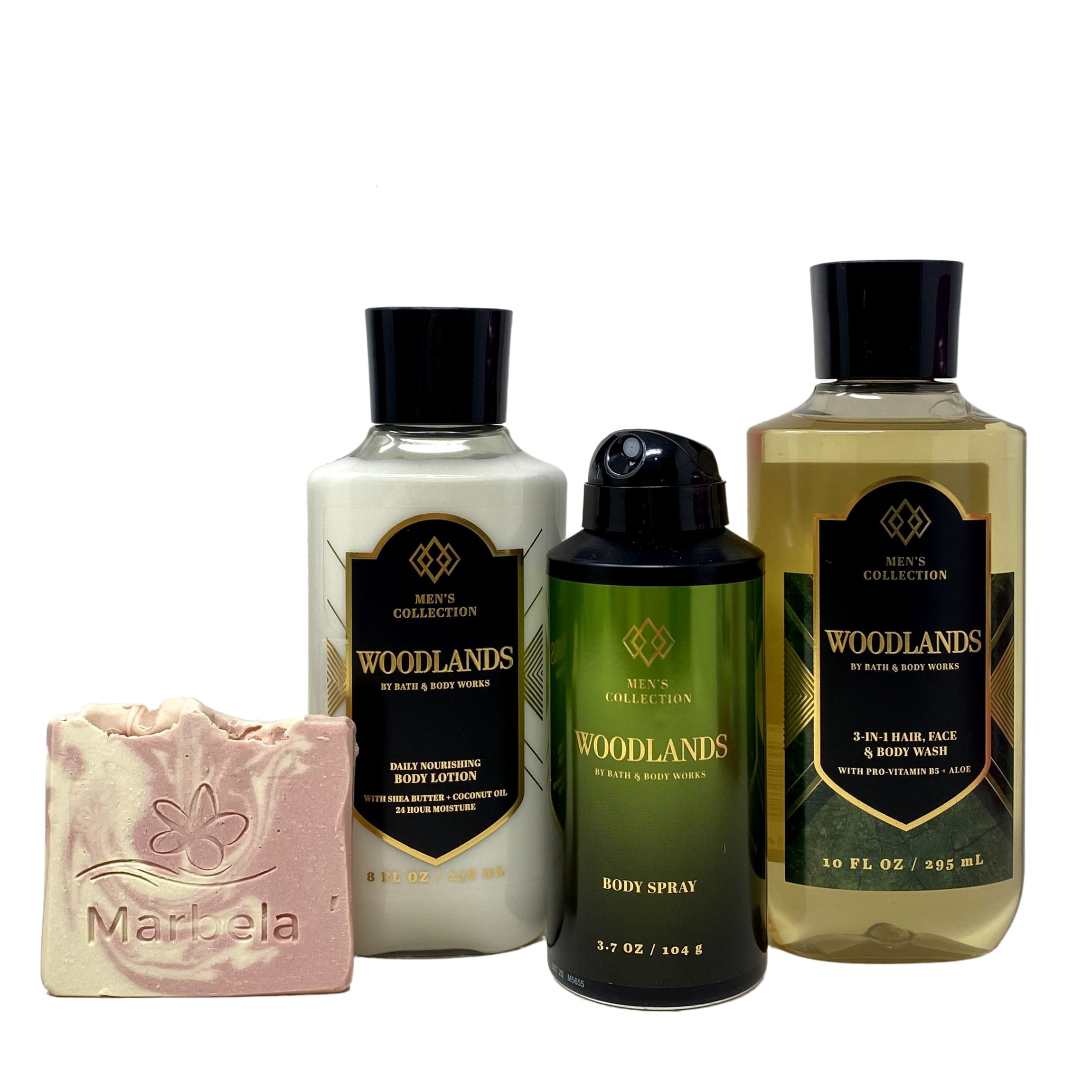 Bath & Body Works Men's Collection Woodlands Gift Set Body Lotion