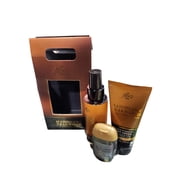 Bath & Body Works Mens Mahogany Teakwood Mini 3 Piece Gift Set Cologne Mist Body Cream Pocketbac