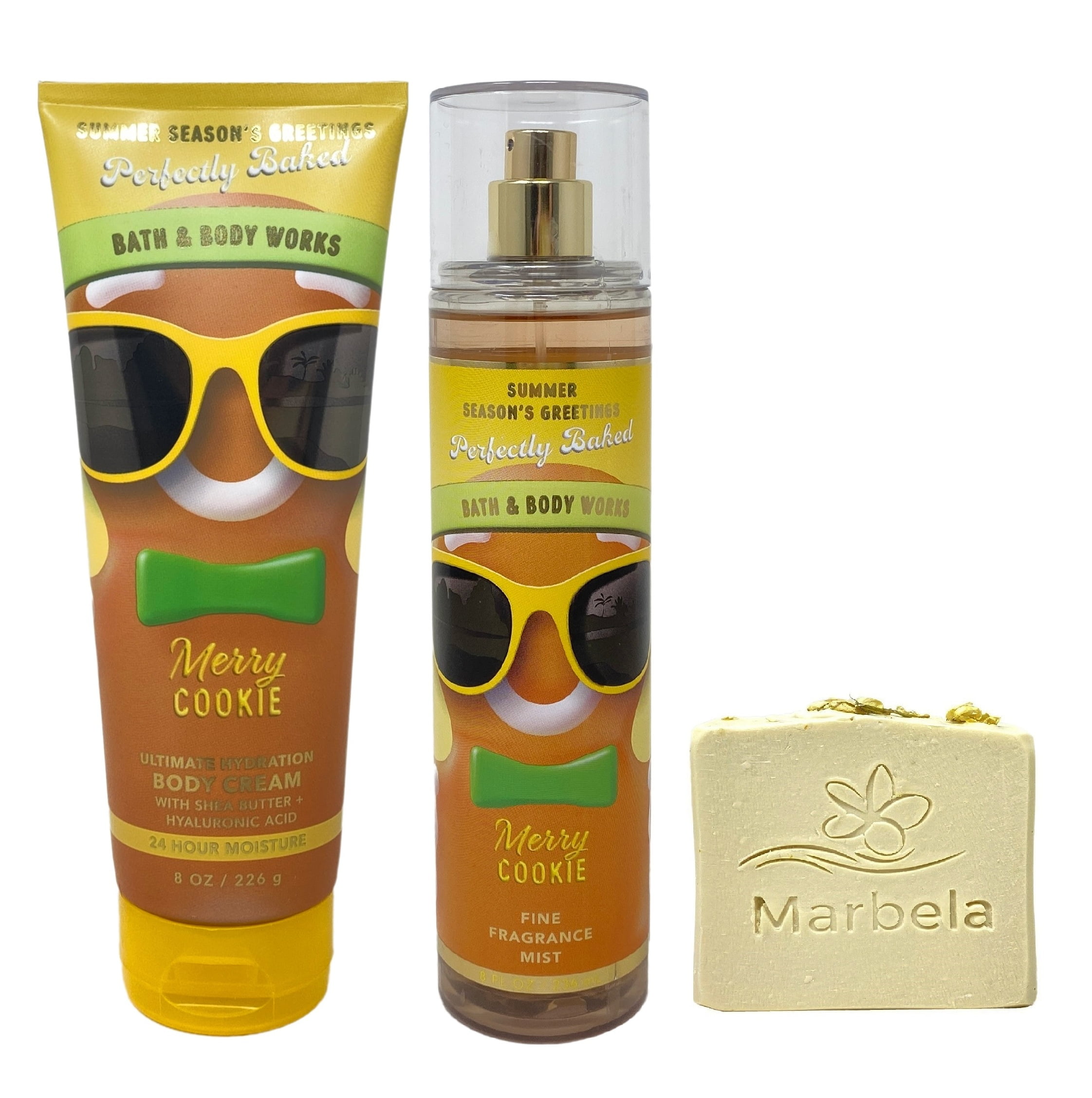 専用 Bath & Body Works Mist, Cream, Soap Bath & Body Works Merry Cookie Body Cream and Fragrance Mist Duo