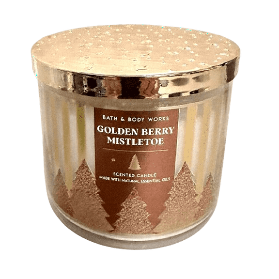 Bath & Body Works Merry Mistletoe 3 Wick Candle