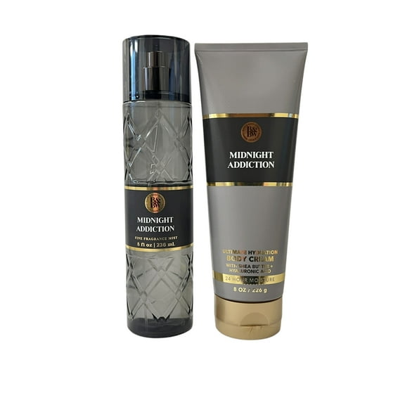 Bath & Body Works Midnight Addiction Mist & Bodyt Cream Set