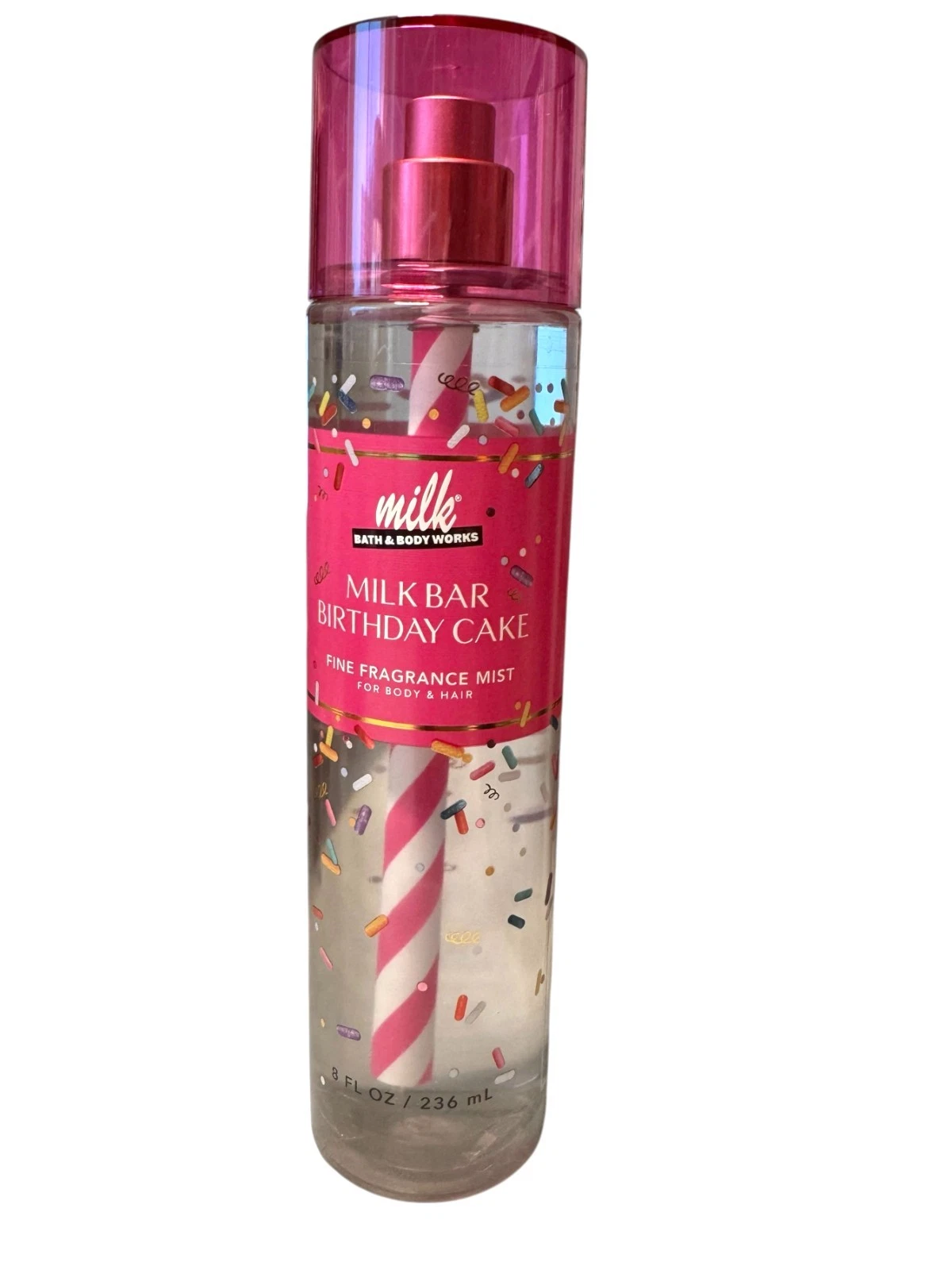 Bath & Body Works Milk Bar Birthday Cake Fine Fragrance Mist 8 oz