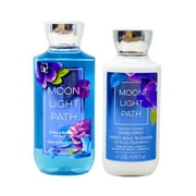 Bath & Body Works Moonlight Path 2 Piece Floral Gift Set - Moisturizing Shower Gel and Body