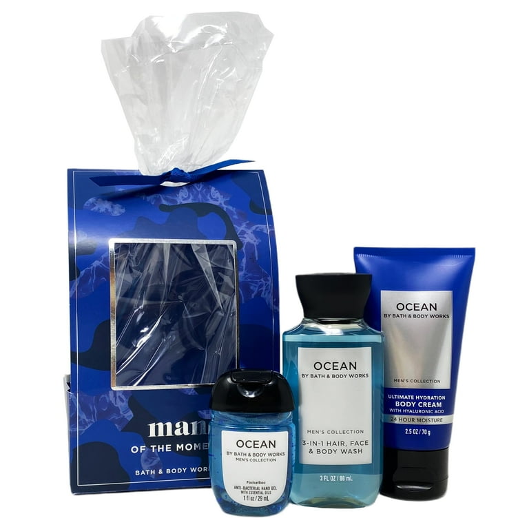 Bath & Body Works OCEAN Mini Set - Body Wash, Cream, Hand