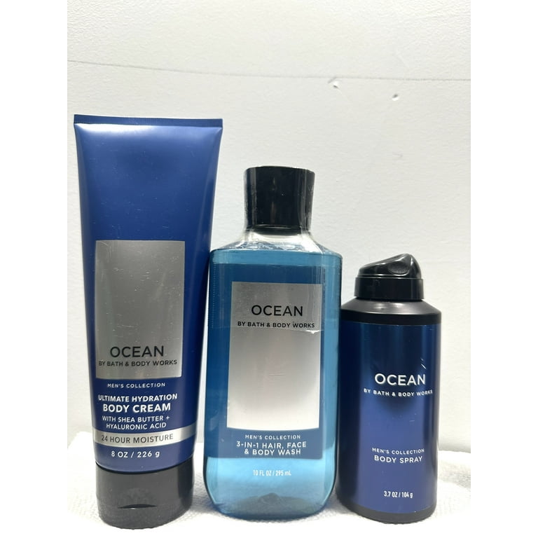 期間限定セール 3 Collection Men's Ocean Works Body & Bath Piece Set Gift ボディクリーム
