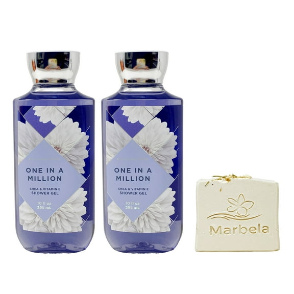Bath & Body Works One In A Million - Pack of Two - Shower Gel With a Wild Jasmine Soap.