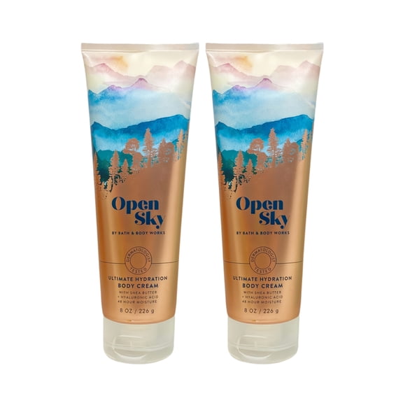 Bath & Body Works Open Sky - 2 Ultimate Hydration Body Creams (8 oz / 226 g Each)