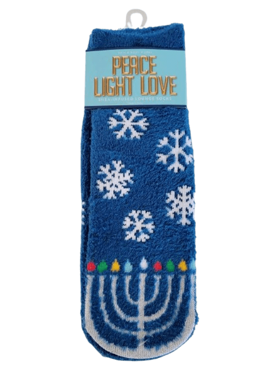 Peace Light Love Shea-Infused Lounge Socks