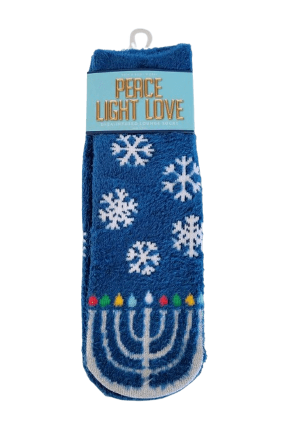 Peace Light Love Shea-Infused Lounge Socks