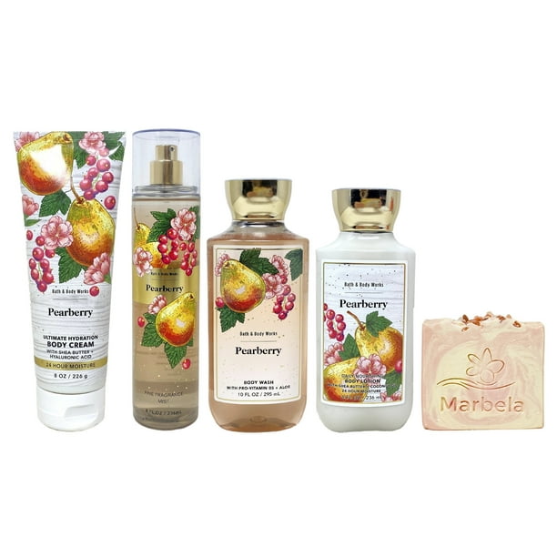 Bath & Body Works Pearberry Deluxe Gift Set - Body Cream