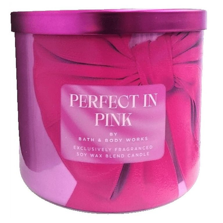 Bath & Body Works Perfect In Pink 3-Wick Scented Candle - Walmart.com