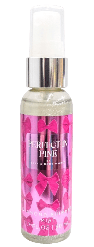 Bath & Body Works Perfect In Pink Travel Size Diamond Shimmer Mist 1.7 fl oz