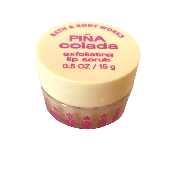 Bath & Body Works Pina Colada Exfoliating Lip Scrub .5 oz