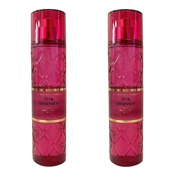 Bath & Body Works Pink Obsessed Fine Fragrance Mist 8 fl oz 2 Pack