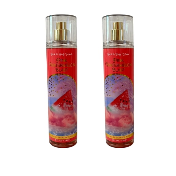 Bath & Body Works Pink Watermelon Blast Mist 8 fl oz 2 Pack