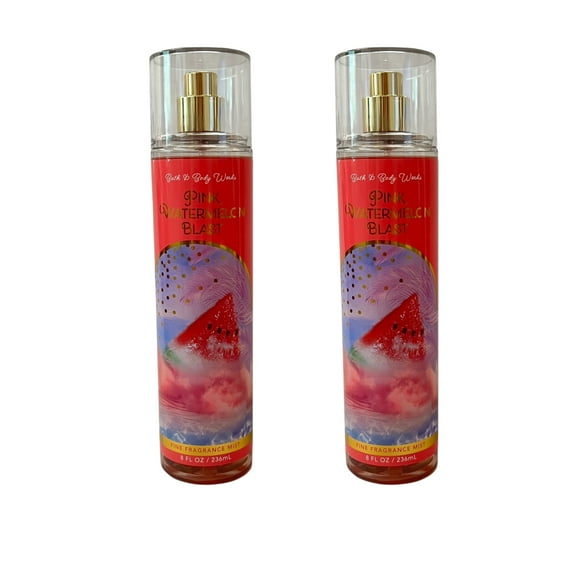 Bath & Body Works Pink Watermelon Blast Mist 8 fl oz 2 Pack