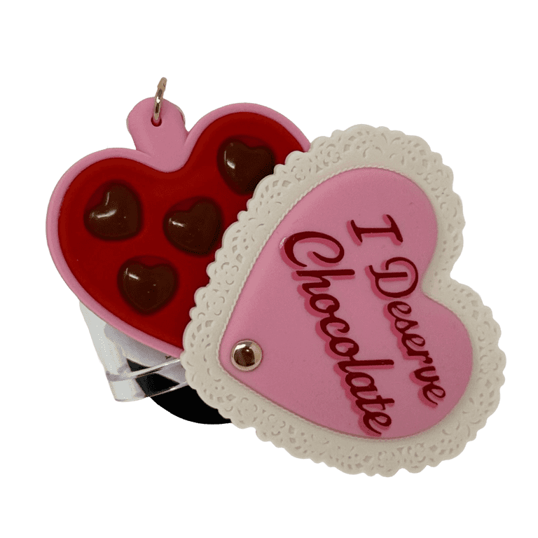 Bath & Body Works PocketBac Holder I Deserve Chocolate Heart