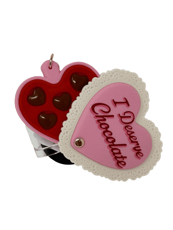 PocketBac Holder I Deserve Chocolate Heart