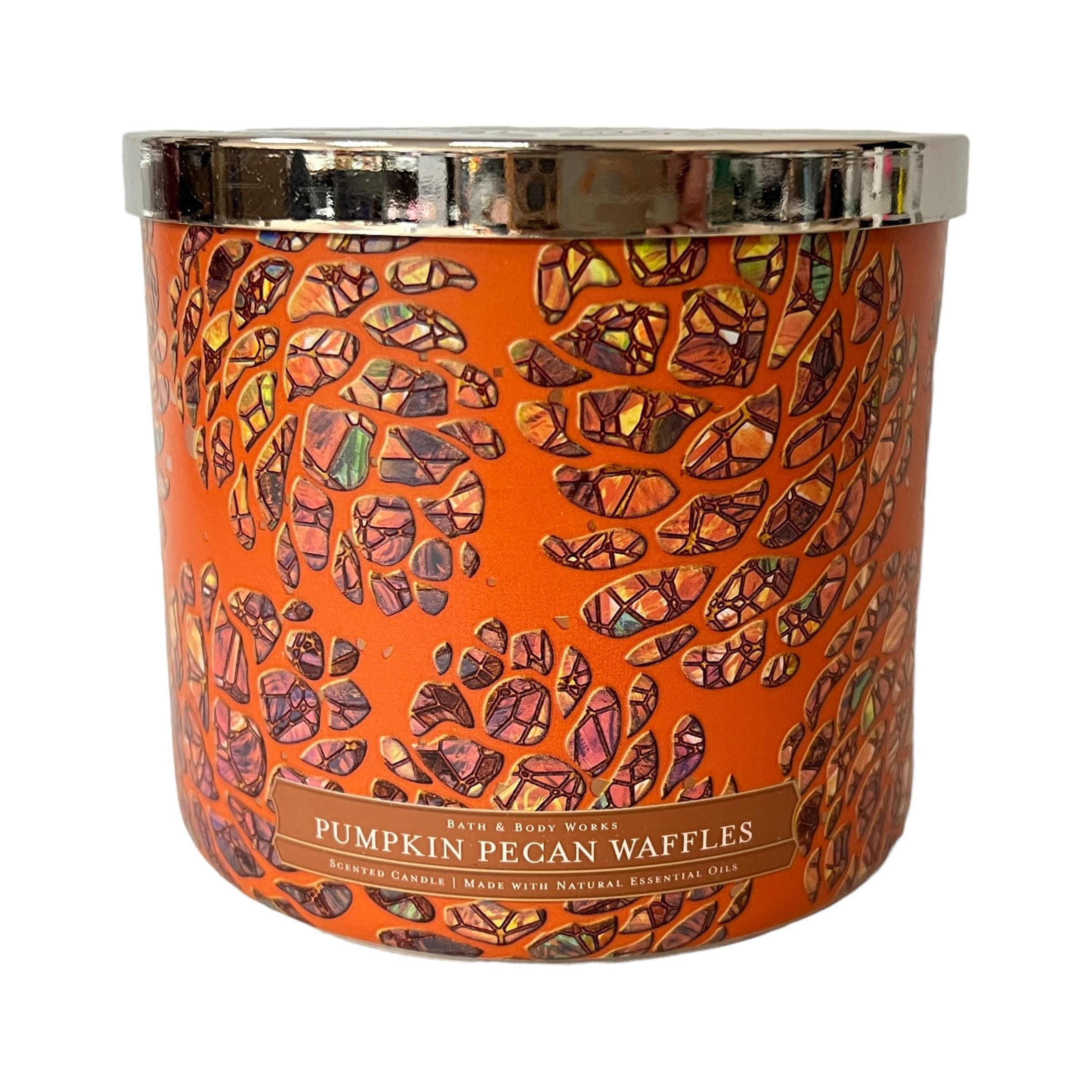 Bath & Body Works Pumpkin Pecan Waffles Scented 3 Wick Candle 14.5 oz